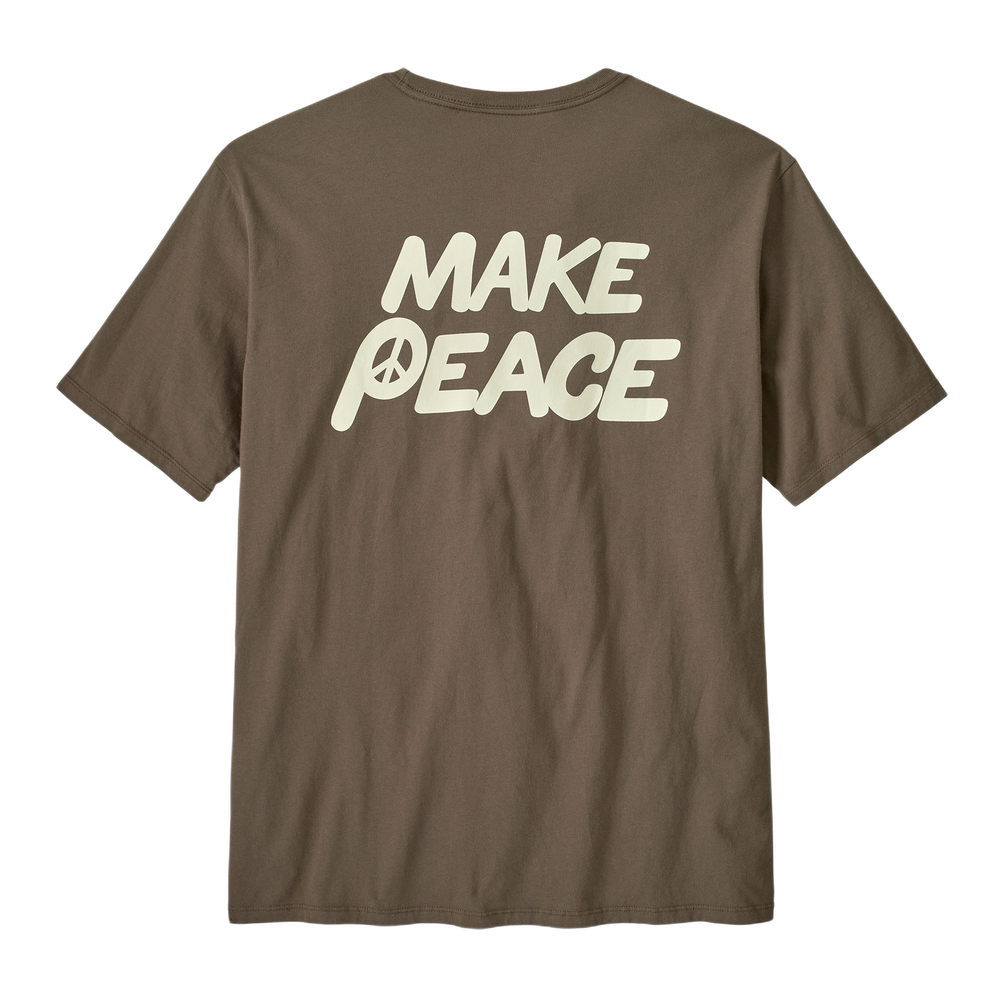 Patagonia Balance Organic T-Shirt Herren Peace Seeds: Marlow Brown Bild 2