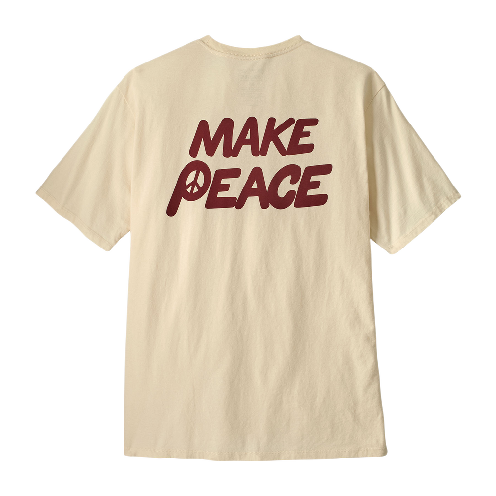 Patagonia Balance Organic T-Shirt Herren Peace Seeds: Undyed Natural Bild 2