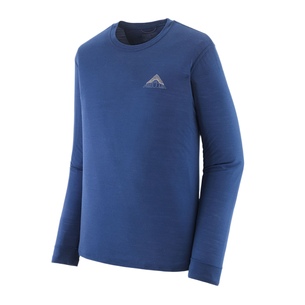 Patagonia Cap Cool Daily Graphic Langarm Shirt Herren "73 Skyline: Clement Blue X-Dy Bild 1