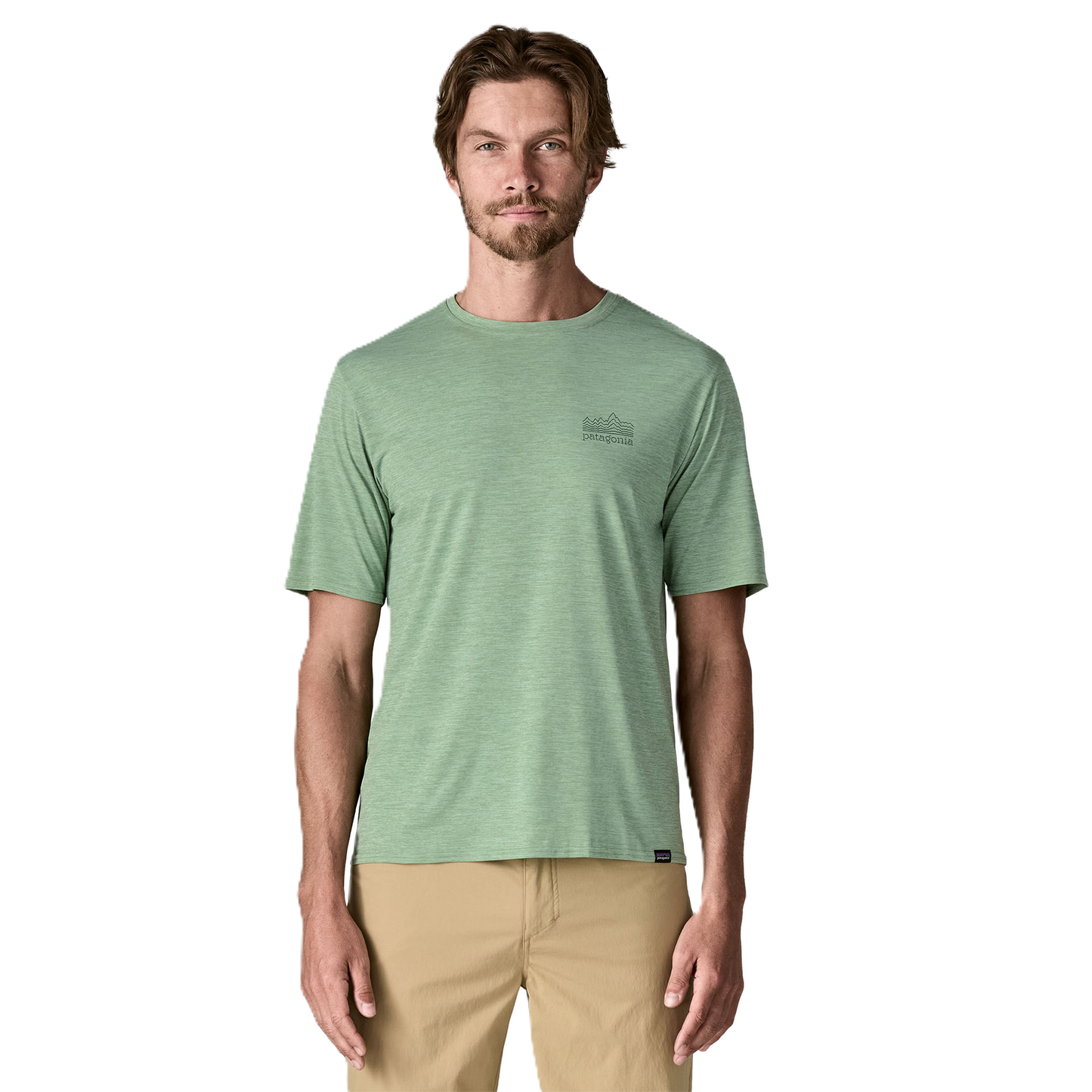 Patagonia Cap Cool Daily Graphic Shirt Herren Strataspire: Ellwood Green X-D Bild 3