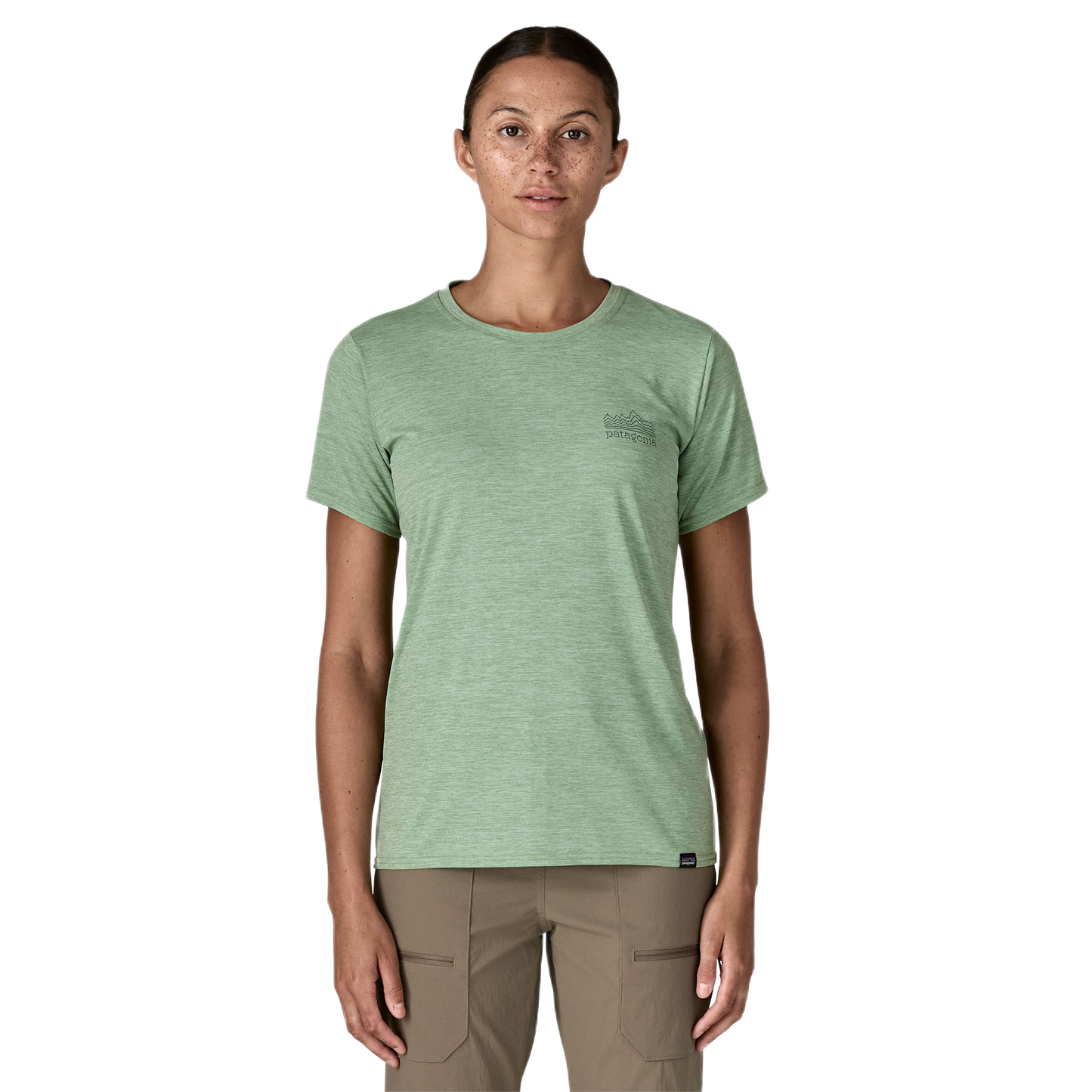 Patagonia Cap Cool Daily Graphic Shirt Damen Strataspire: Ellwood Green X-D Bild 2