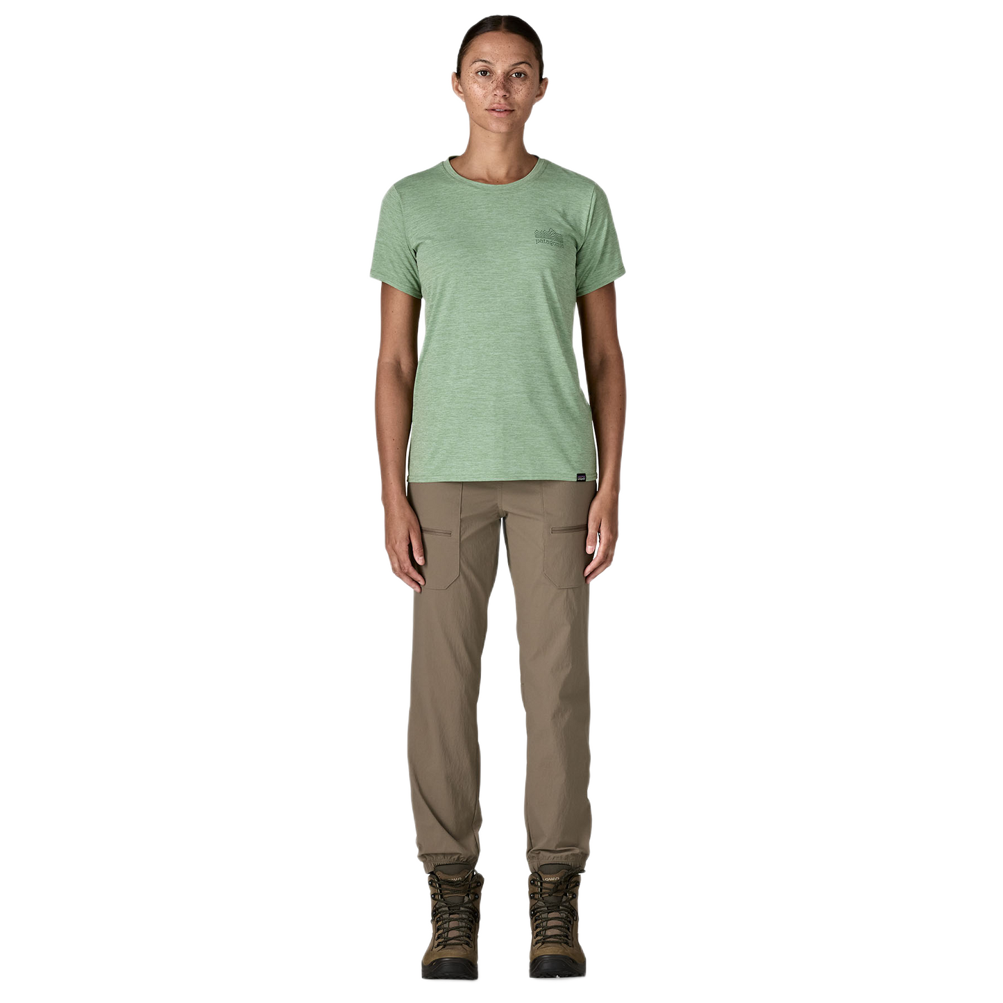 Patagonia Cap Cool Daily Graphic Shirt Damen Strataspire: Ellwood Green X-D Bild 5