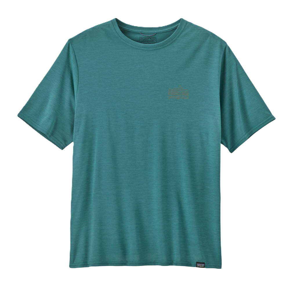 Patagonia Capilene® Cool Daily Graphic Shirt Herren Strataspire: Wetland Blue X-Dy Bild 1