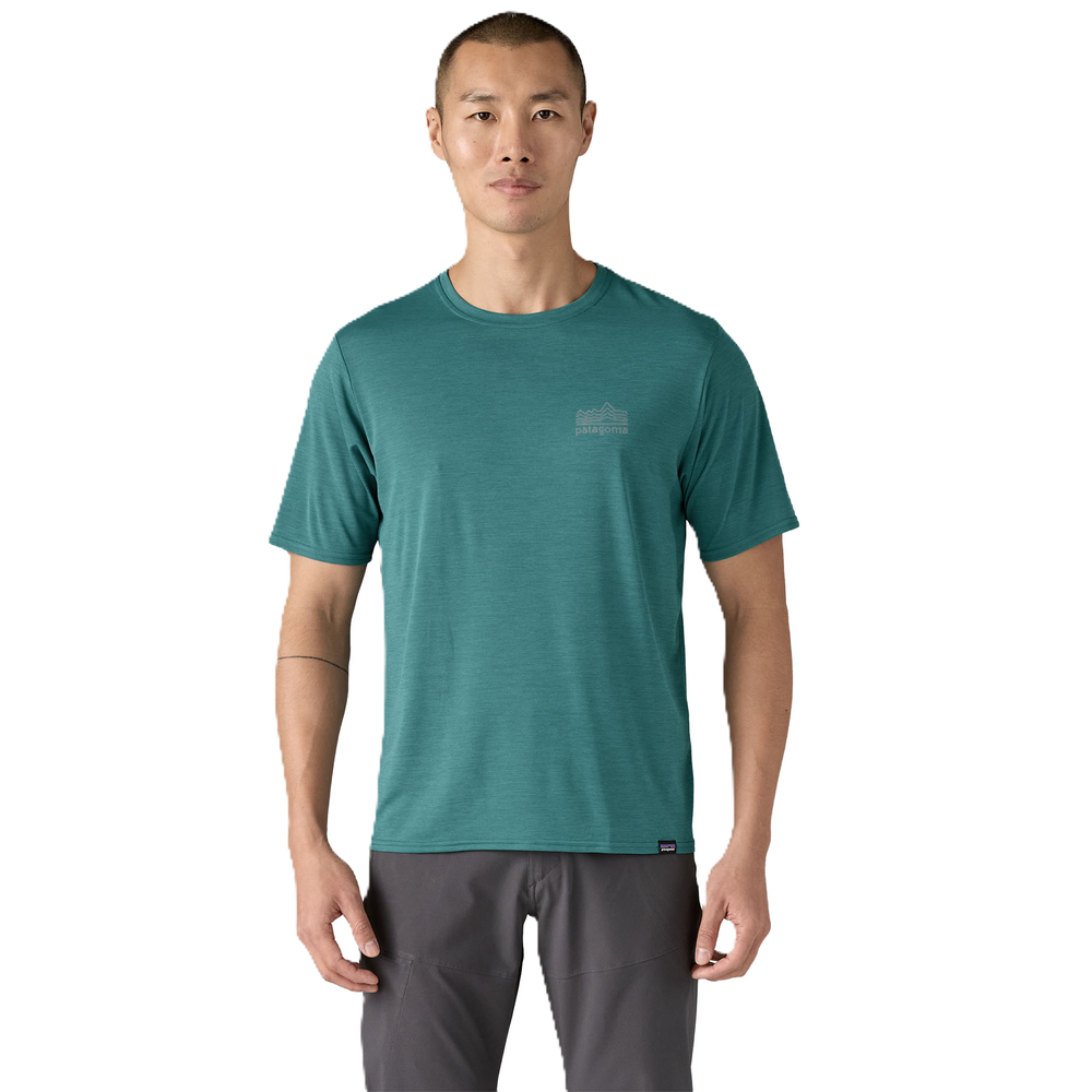 Patagonia Capilene® Cool Daily Graphic Shirt Herren Strataspire: Wetland Blue X-Dy Bild 2