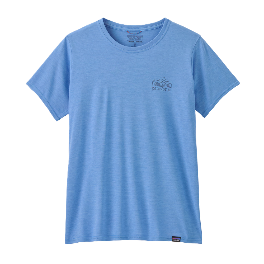 Patagonia Capilene® Cool Daily Graphic Shirt Damen Strataspire: Abundant Blue X-D Bild 1