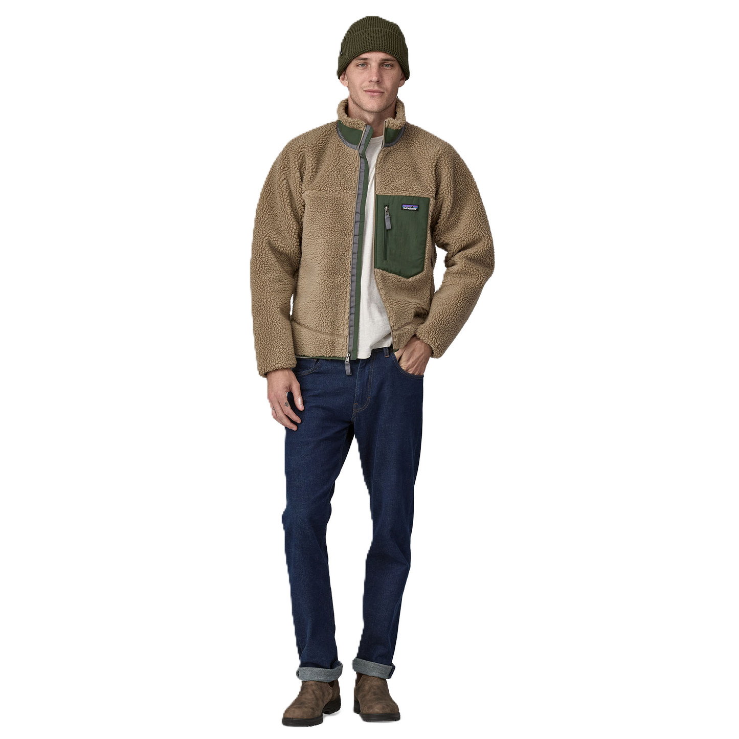 
                  
                    Patagonia Classic Retro-X® Fleece Jacket Herren Seabird Grey Bild 4
                  
                