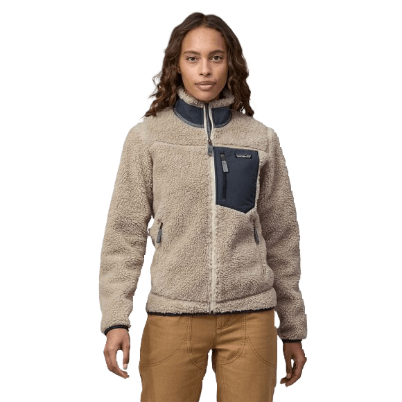
                  
                    Patagonia Classic Retro-X® Fleece Jacket Damen Natural w/Smolder Blue Bild 3
                  
                