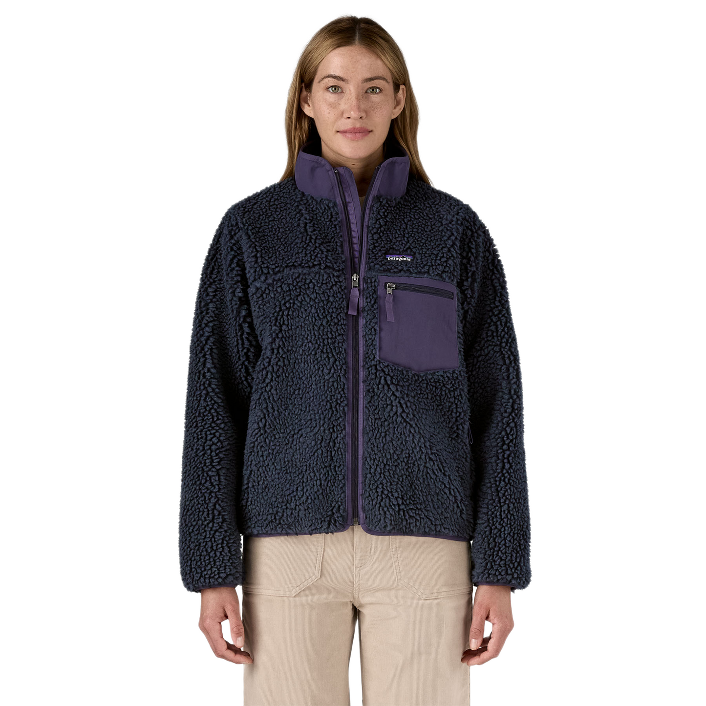 Patagonia Classic Retro-X Fleecejacke Damen Sunken Blue Bild 2