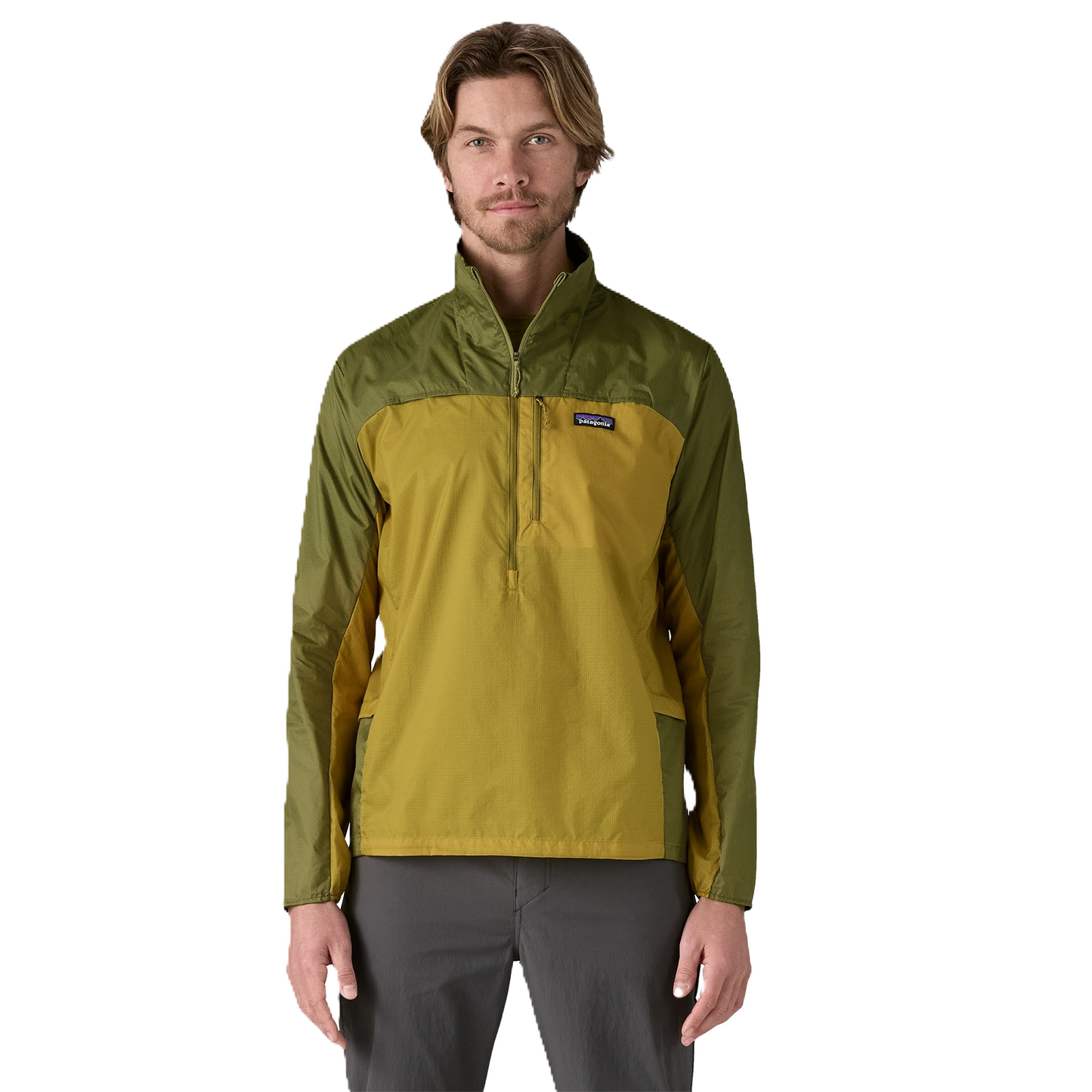 Patagonia Houdini Stash 1/2-Zip Pullover Herren Bundle Green / Graze Green Bild 2
