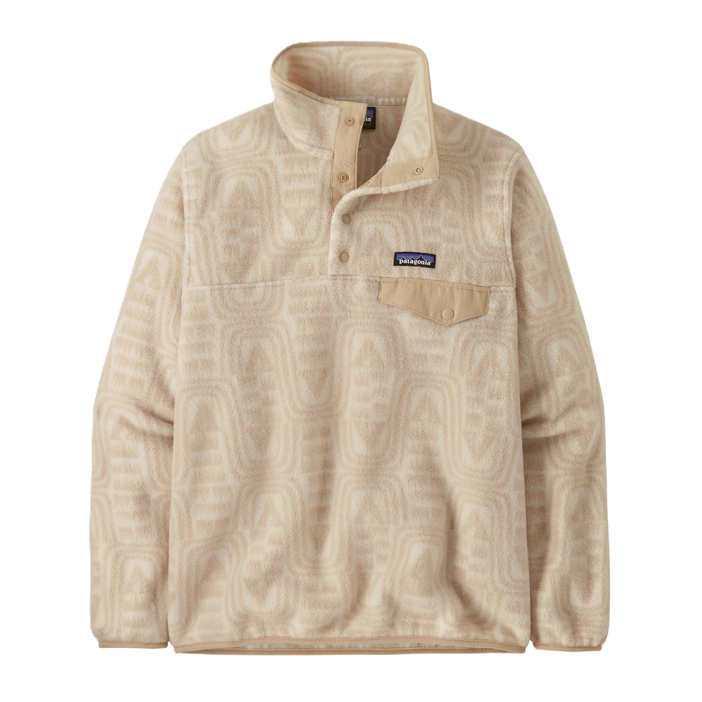 Patagonia Lightweight Synchilla® Snap-T® Fleece Pullover Damen Flow: Dyno White Bild 1