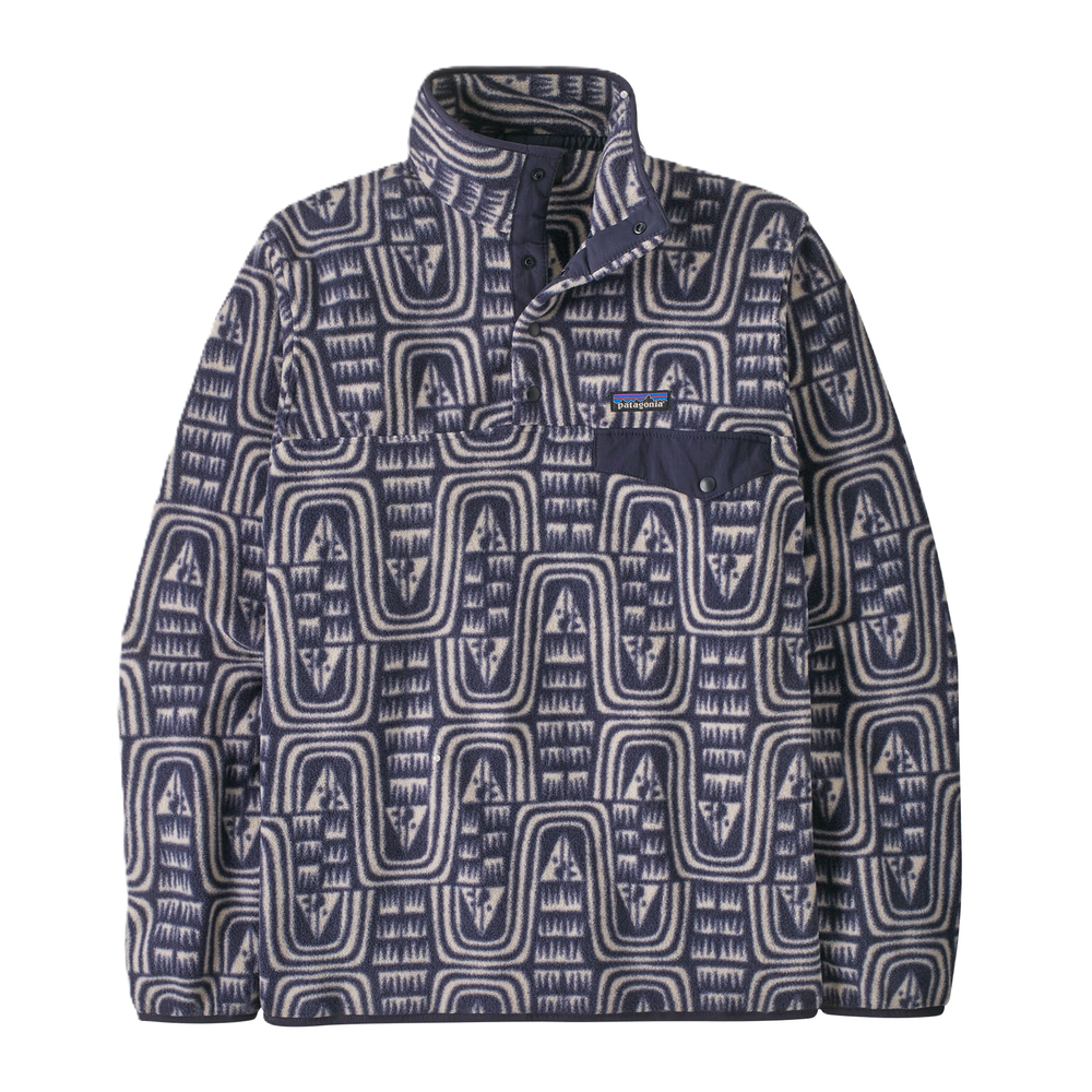 Patagonia Lightweight Synchilla® Snap-T® Fleece Pullover Herren Flow: Sunken Blue Bild 1