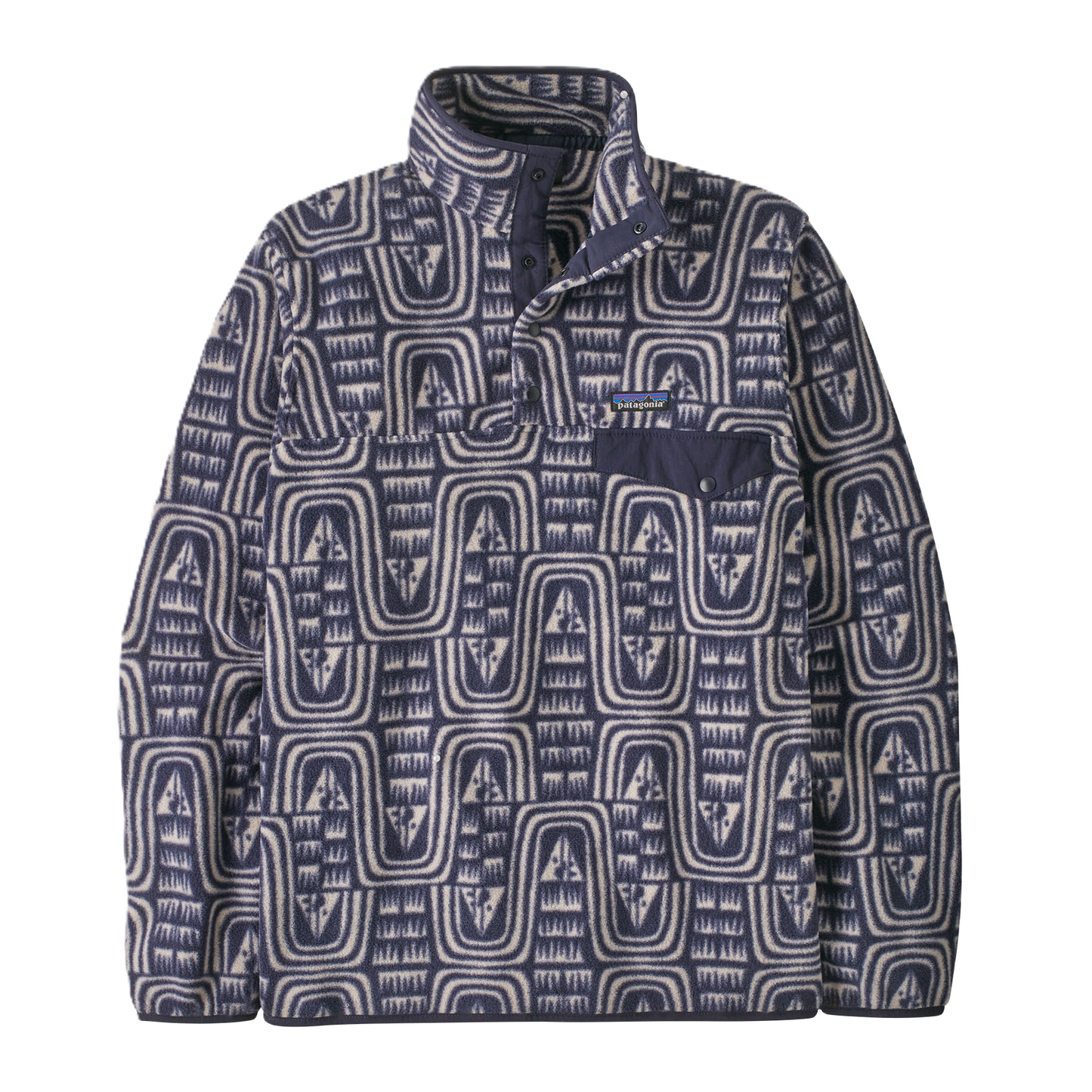Patagonia Lightweight Synchilla® Snap-T® Fleece Pullover Herren Flow: Sunken Blue Bild 1