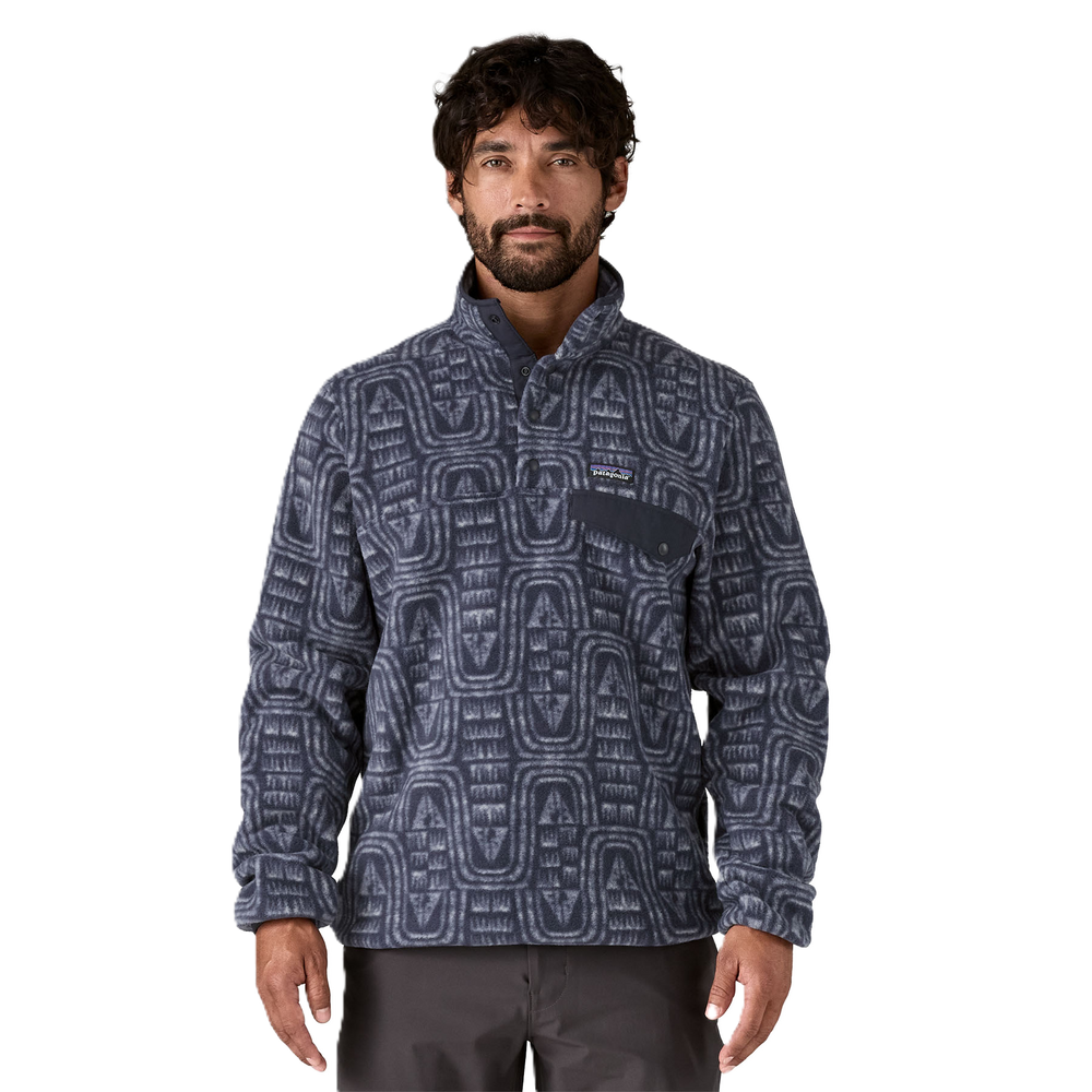 Patagonia Lightweight Synchilla® Snap-T® Fleece Pullover Herren Flow: Sunken Blue Bild 2