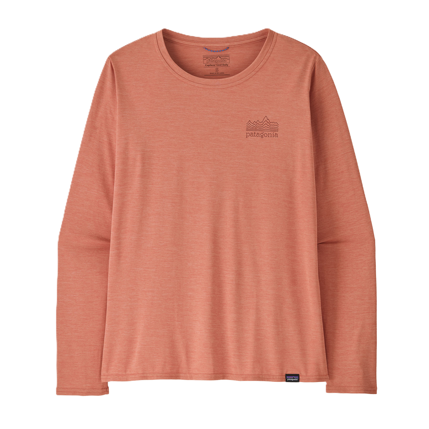 Patagonia Long-Sleeved Capilene® Cool Daily Graphic Shirt Damen Strataspire: Moment Pink X-Dye Bild 1