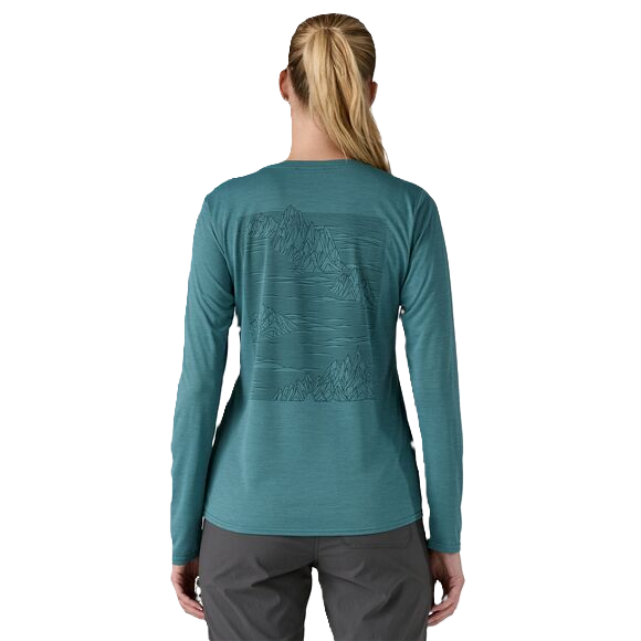 
                  
                    Patagonia Long-Sleeved Capilene® Cool Daily Graphic Shirt Damen Strataspire: Wetland Blue X-Dy Bild 3
                  
                