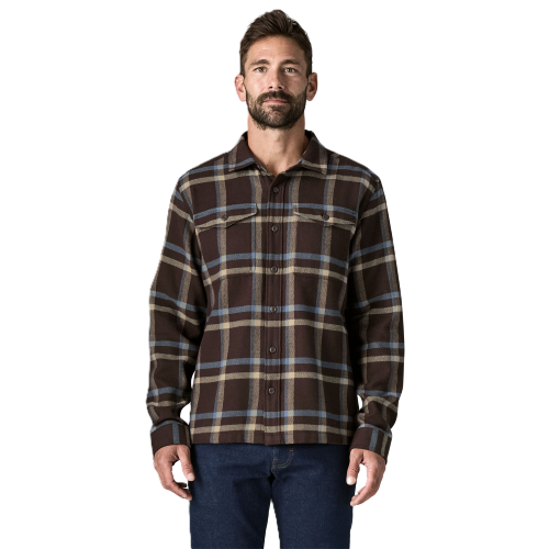Patagonia Men's Fjord Flannel Shirt Herren Crossing: Den Brown Bild 1