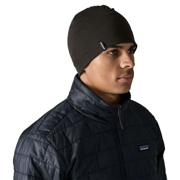 Patagonia Overlook Merino Wool Liner Beanie Black Bild 2