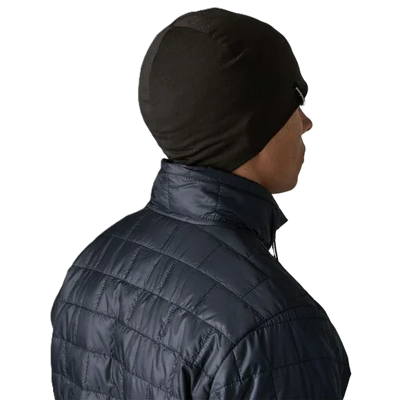 Patagonia Overlook Merino Wool Liner Beanie Black Bild 3