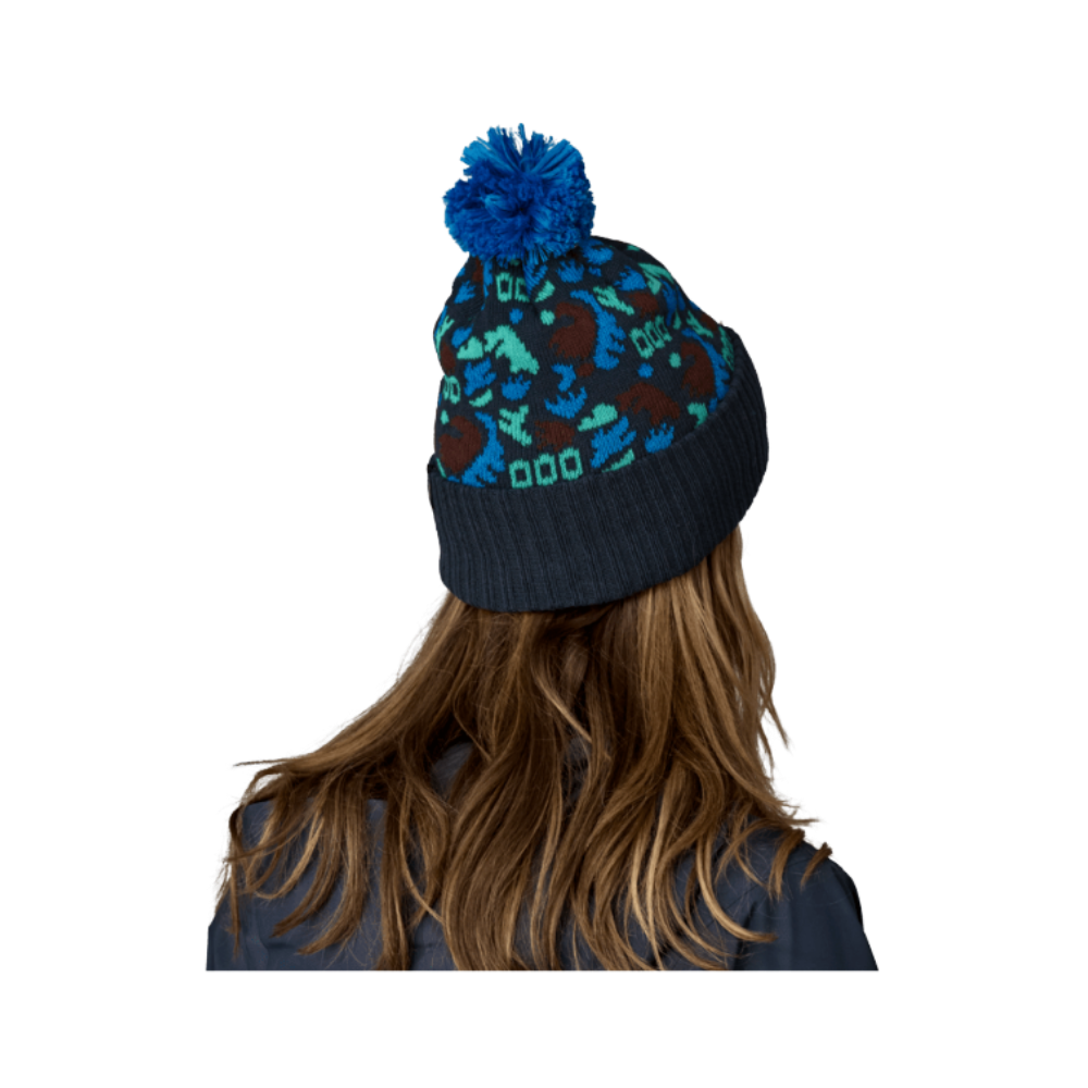 Patagonia Powder Town Beanie Mütze Across Oceans: Smolder Blue Bild 2