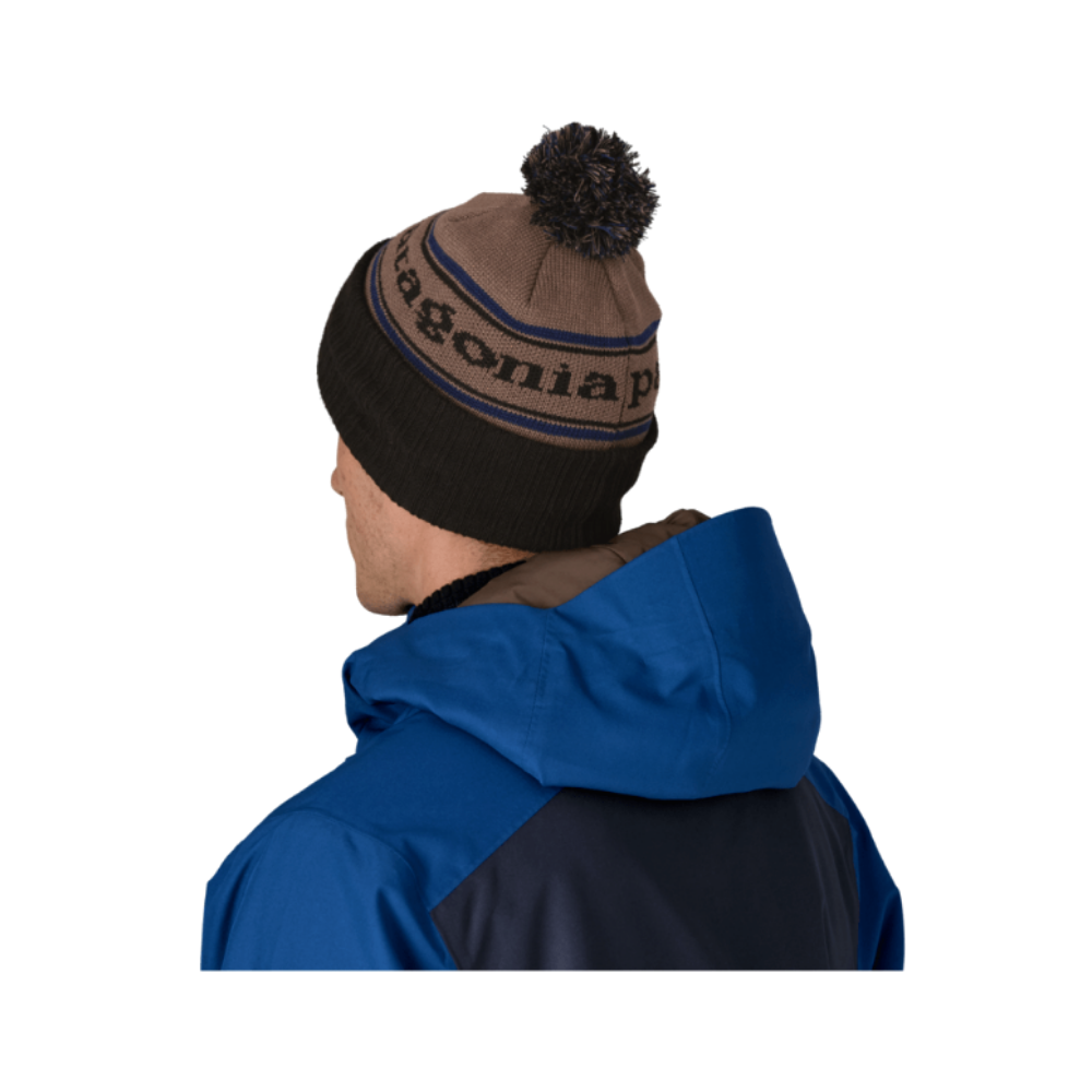 Patagonia Powder Town Beanie Mütze Park Stripe: Marlow Brown Bild 2
