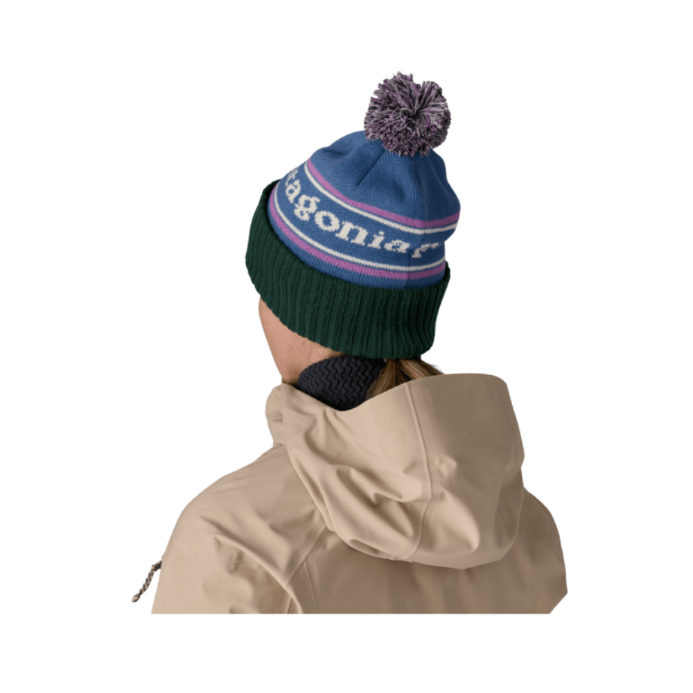 Patagonia Powder Town Beanie Mütze Park Stripe: Barnacle Blue Bild 2