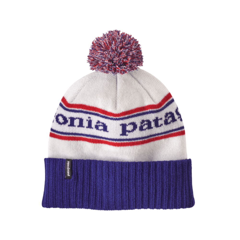 Patagonia Powder Town Beanie Mütze Park Stripe: Viking Blue Bild 1
