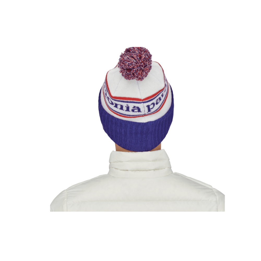 Patagonia Powder Town Beanie Mütze Park Stripe: Viking Blue Bild 2