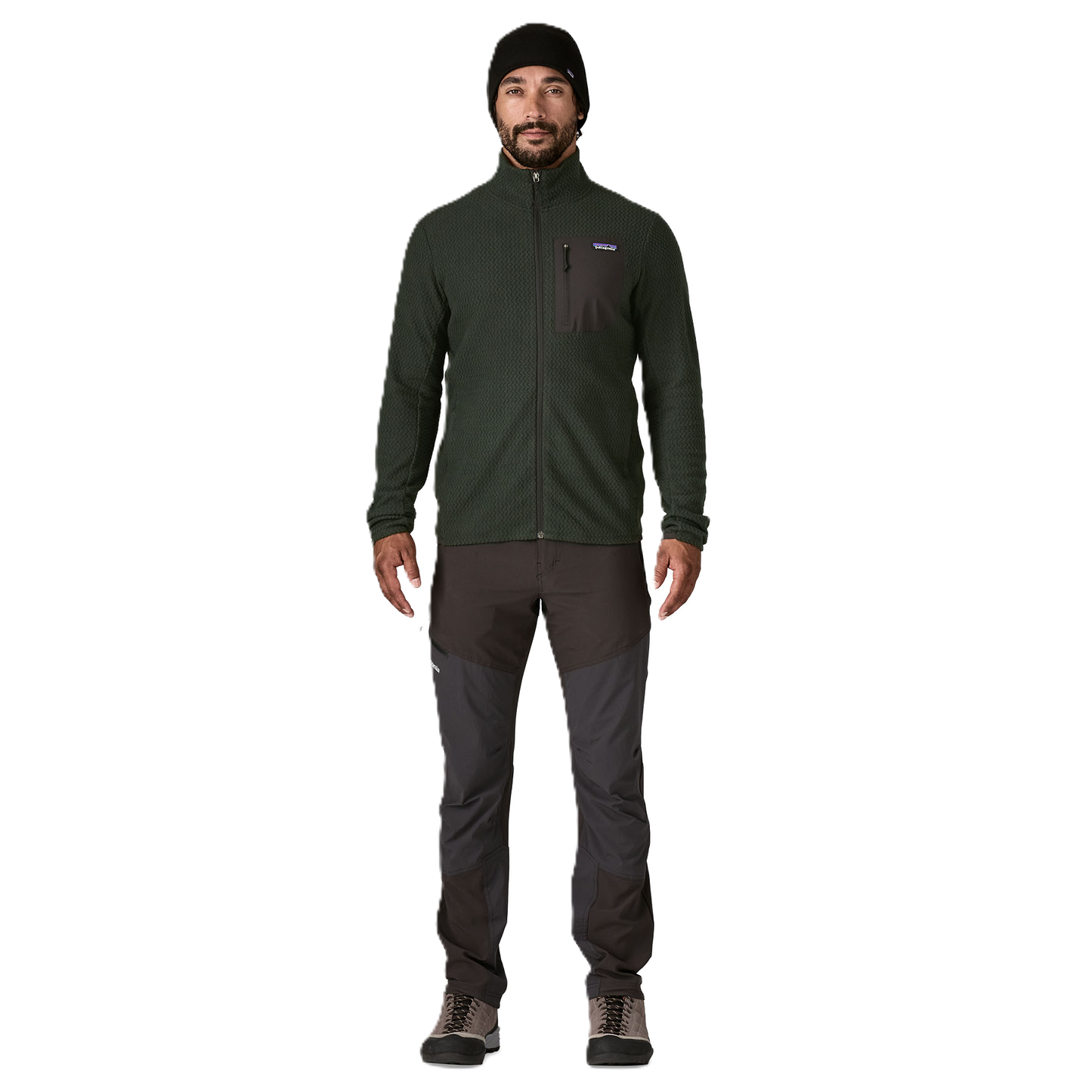 Patagonia R1® Air Fleece Jacke Herren Old Growth Green Bild 2