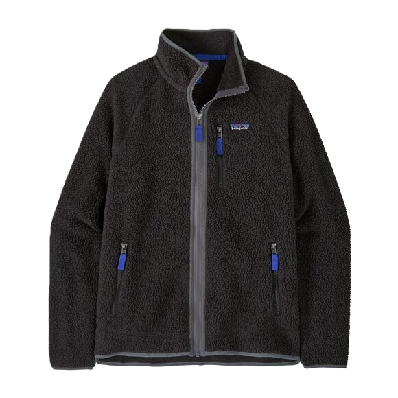 Patagonia Retro Pile Fleece Jacke Herren Black w/Forge Grey Bild 1