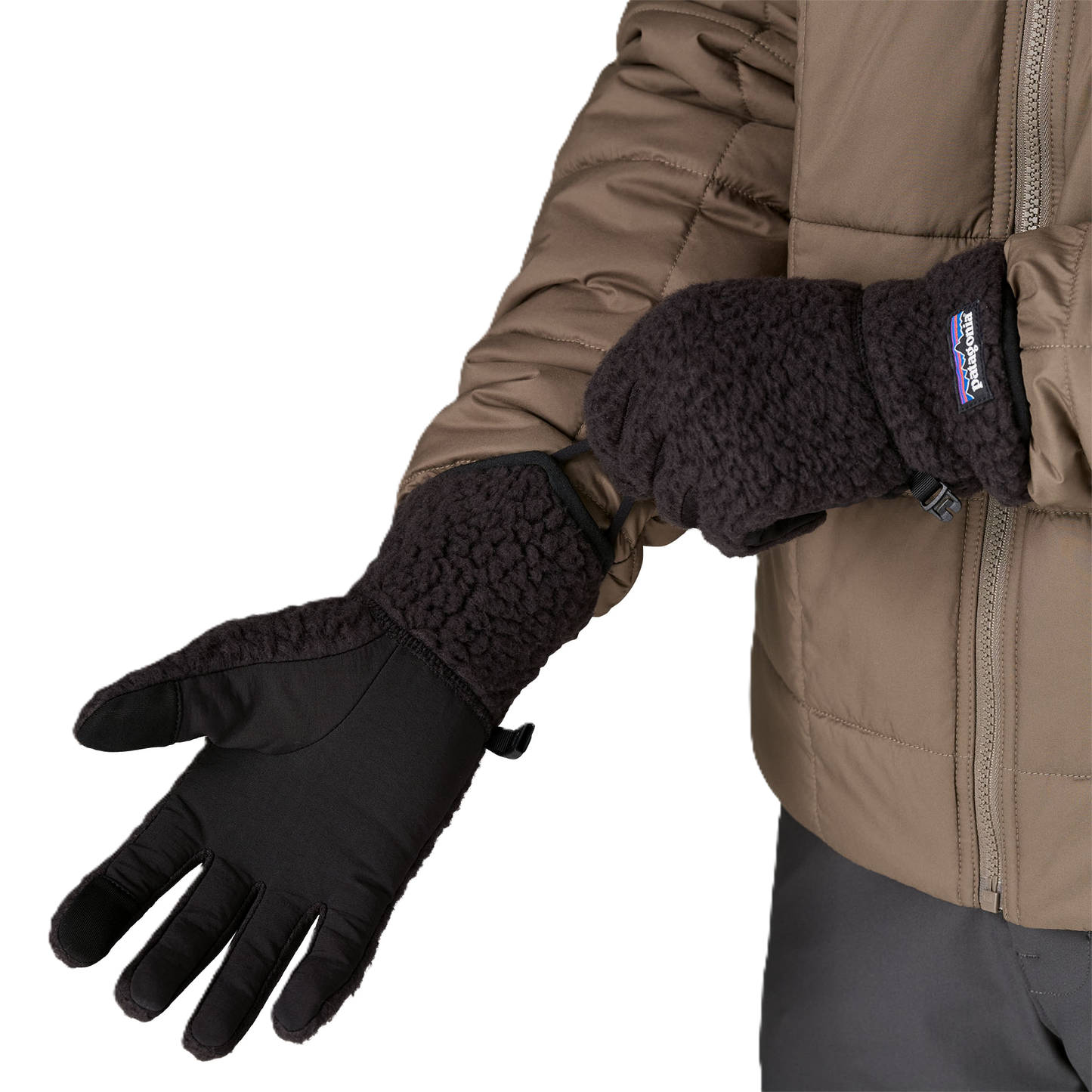 PatagoniaRetro Pile Gloves Unisex Black Bild 2