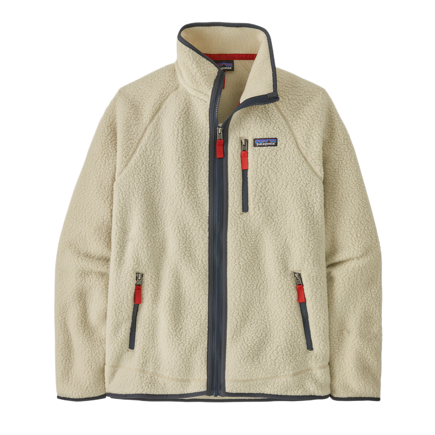 Patagonia Retro Pile Jacke Herren Pelican w/Smolder Blue Bild 1