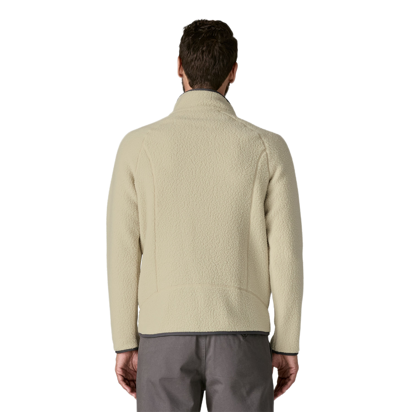 Patagonia Retro Pile Jacke Herren Pelican w/Smolder Blue Bild 3