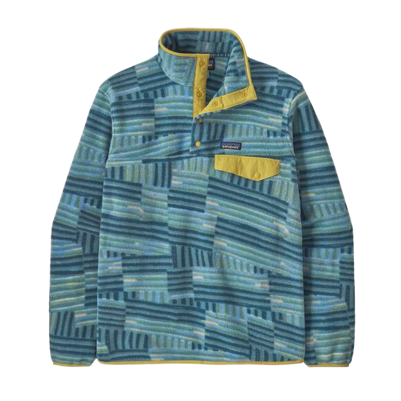 Patagonia Snap&#8209;T Fleece Herren Quilty Fitz: Wetland Blue Bild 1