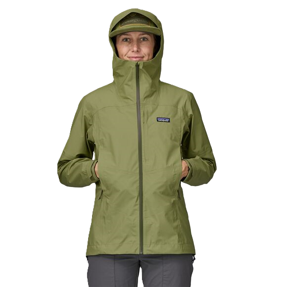 Patagonia Women's Boulder Fork Rain Jacket Buckhorn Green Bild 1