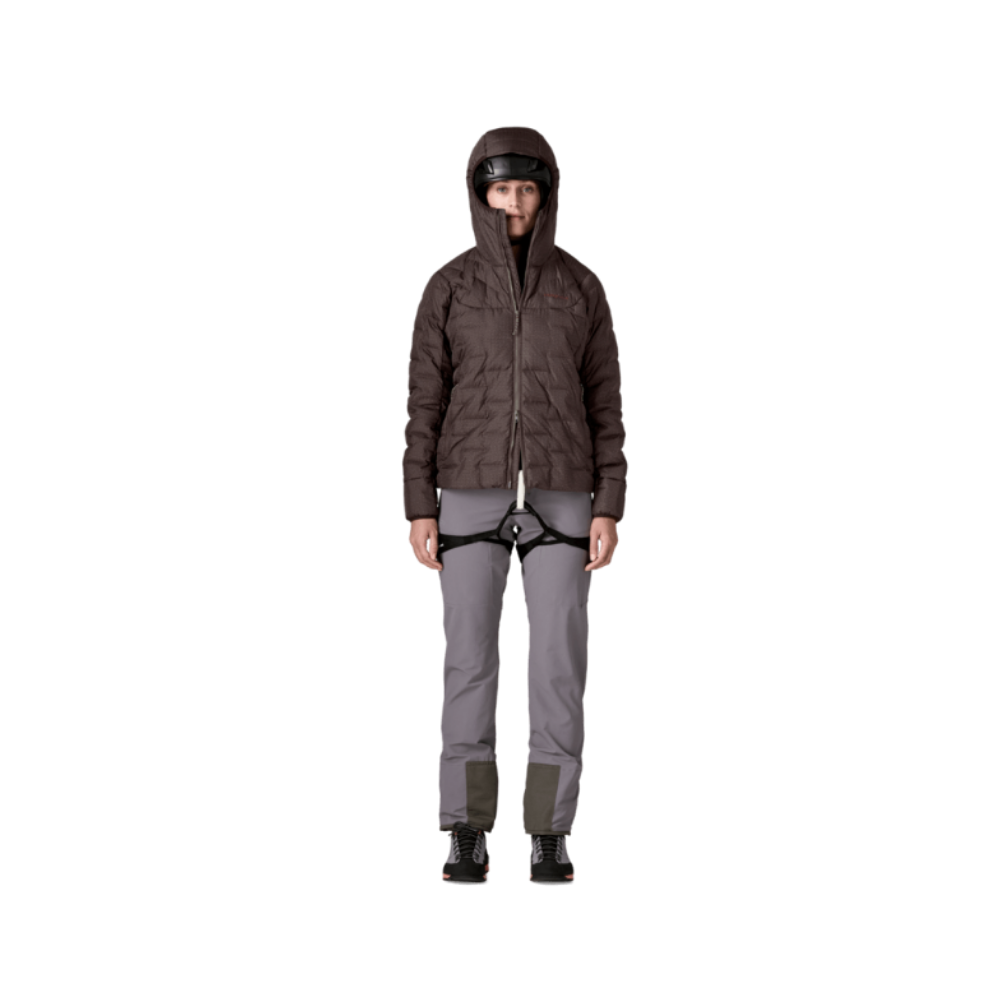 Patagonia Women's Durable Down Hoody Damen Den Brown Bild 6