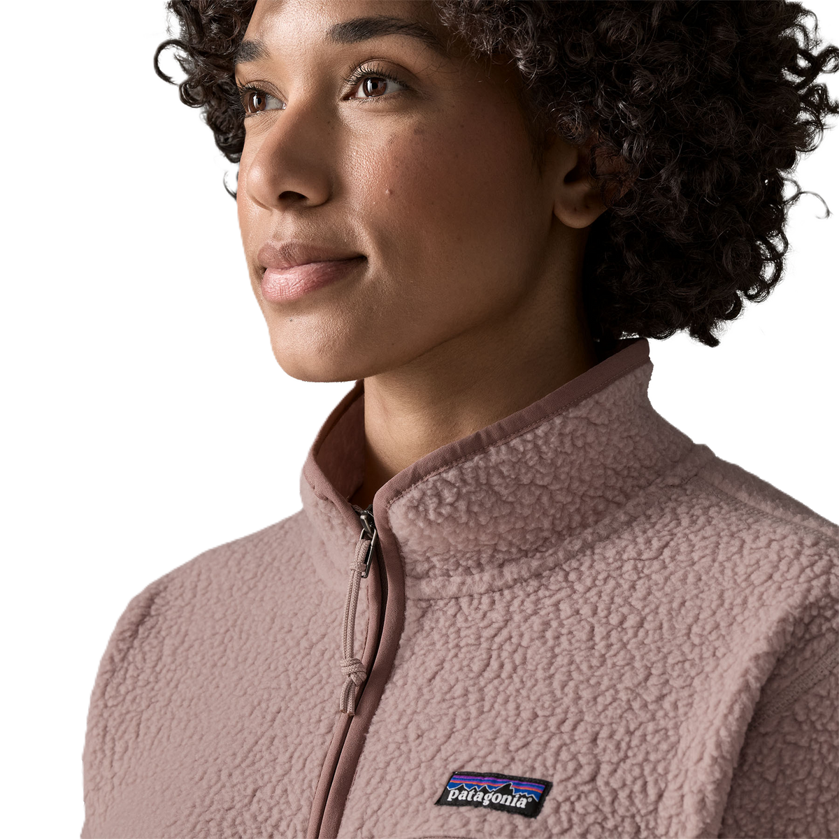 Patagonia Women's Retro Pile Marsupial Fleece Pullover Damen Stingray Mauve Bild 5