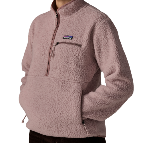 Patagonia Women's Retro Pile Marsupial Fleece Pullover Damen Stingray Mauve Bild 6