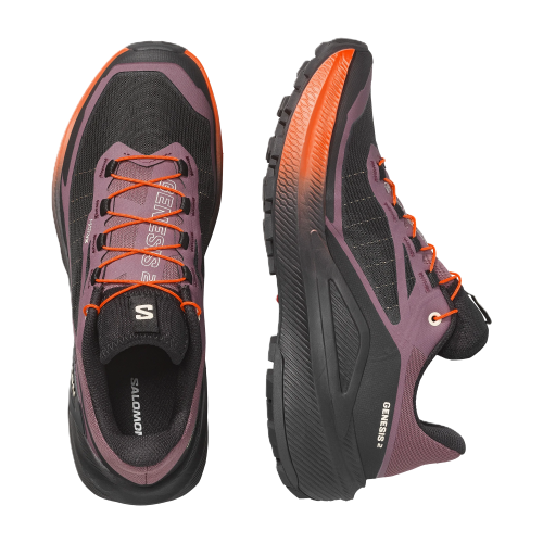 Salomon GENESIS 2 Damen Huckleberry/Black/Red Orange Bild 3