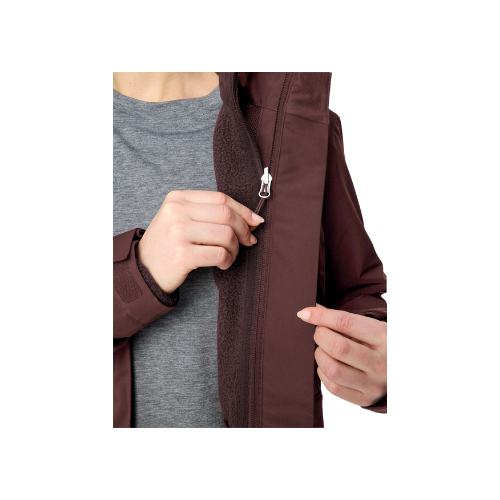 Vaude Idris IV 3in1 Parka Damen dark oak uni Bild 10