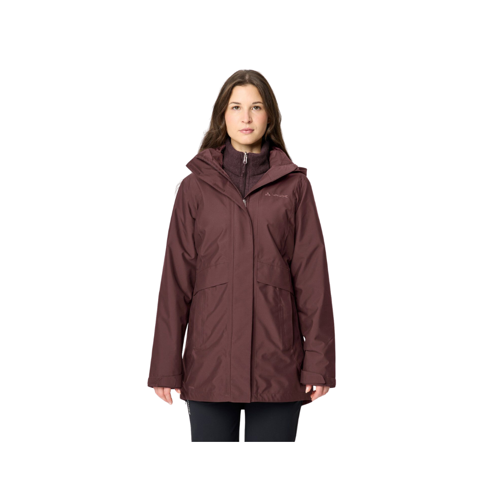 Vaude Idris IV 3in1 Parka Damen dark oak uni Bild 1