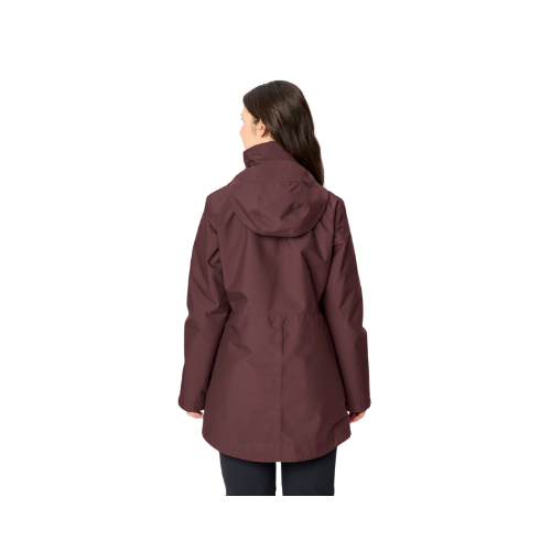 Vaude Idris IV 3in1 Parka Damen dark oak uni Bild 3