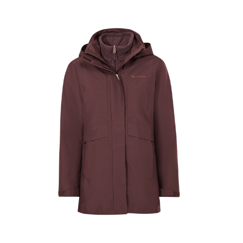 Vaude Idris IV 3in1 Parka Damen dark oak uni Bild 5