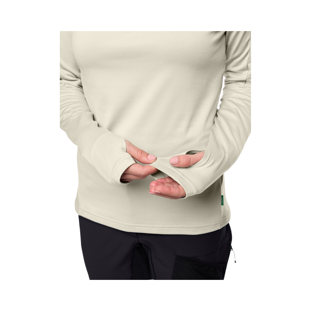 Vaude Livigno Halfzip II Fleece-Pullover Damen ECRU Bild 4