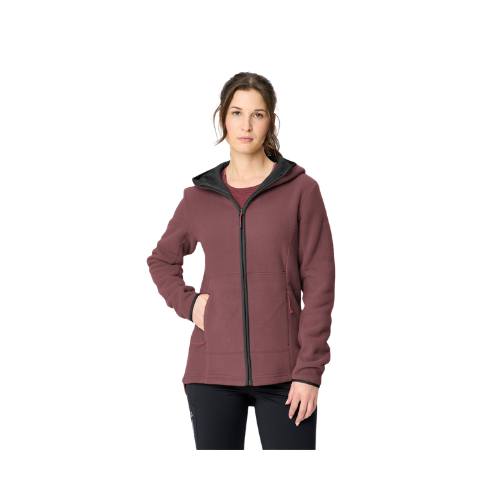 Vaude Neyland II Fleece Hoodie Damen ruby dusk Bild 1