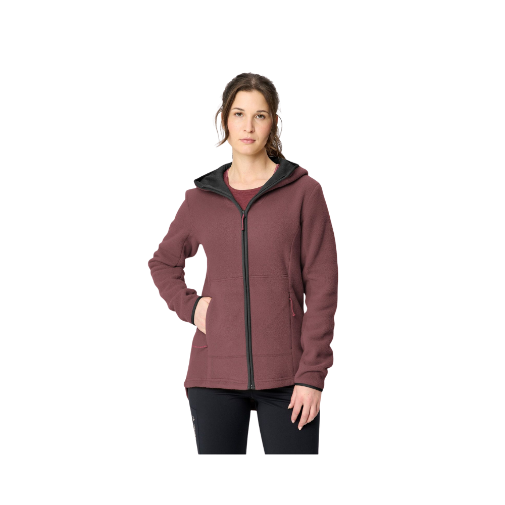 Vaude Neyland II Fleece Hoodie Damen ruby dusk Bild 1