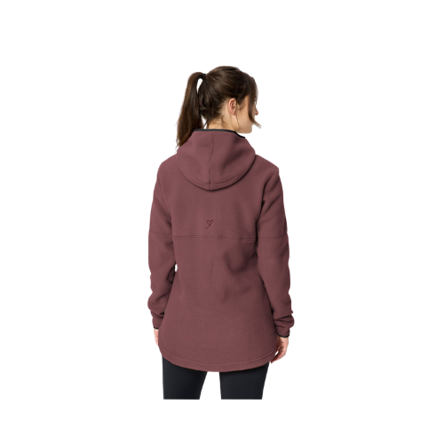 Vaude Neyland II Fleece Hoodie Damen ruby dusk Bild 2