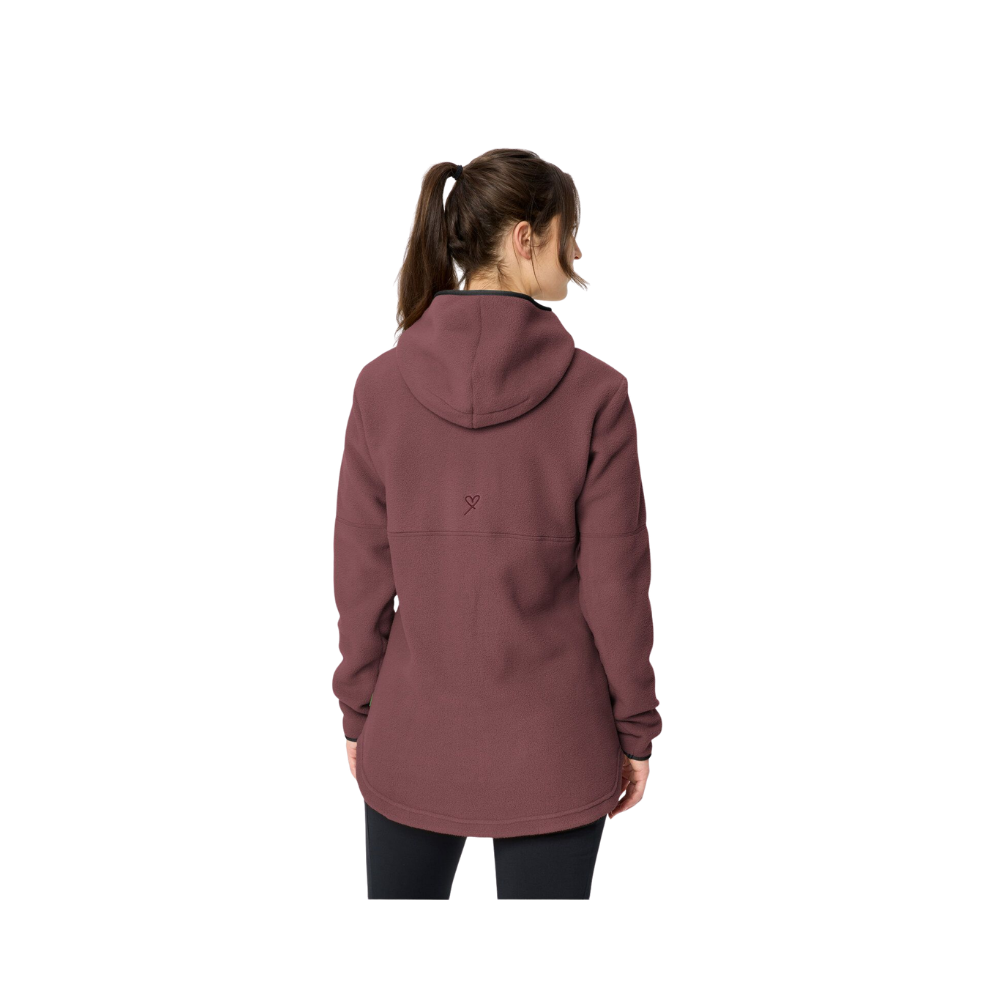 Vaude Neyland II Fleece Hoodie Damen ruby dusk Bild 2