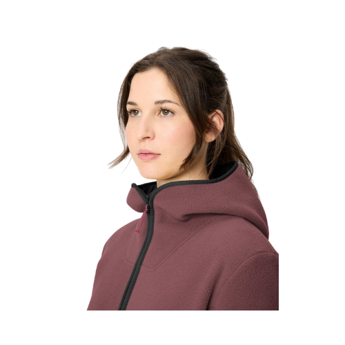 Vaude Neyland II Fleece Hoodie Damen ruby dusk Bild 3